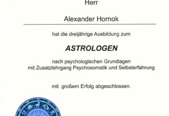 Astrologie Zertifikat kpie 3