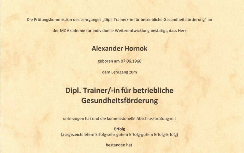 Betriebliche Gesundheitsförderung